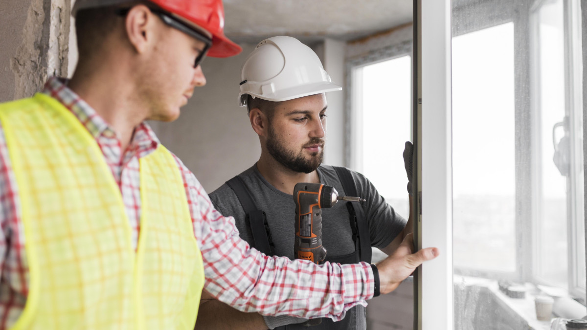 pose de fenêtres par des pros
